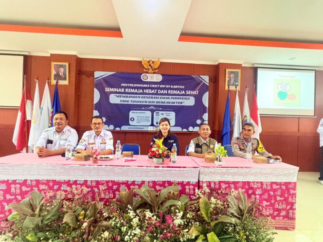 
					Peran Bhabinkamtibmas Kelurahan Kartini Hadir di Seminar Remaja Hebat