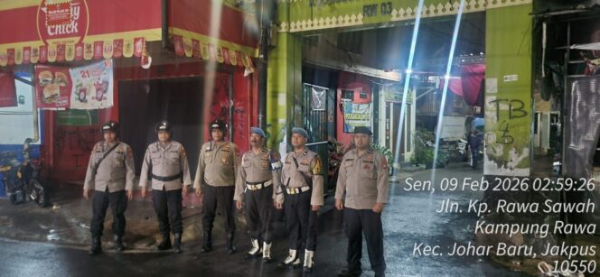 
					Malam Hari Tetap Dijaga, Patroli Cipta Kondisi Polsek Johar Baru Tekan Potensi Gangguan Kamtibmas