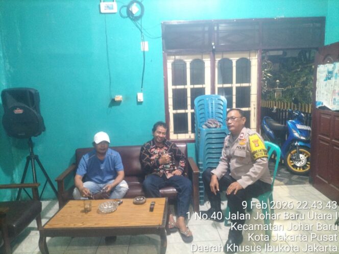 
					Bhabinkamtibmas Intensifkan Patroli Dialogis di Johar Baru, Warga Diajak Jaga Lingkungan dari Tawuran