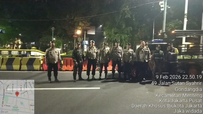 
					Ramadhan Semakin Dekat, Polsek Metro Menteng Intensifkan Patroli Tiga Pilar di Jalan Teuku Umar