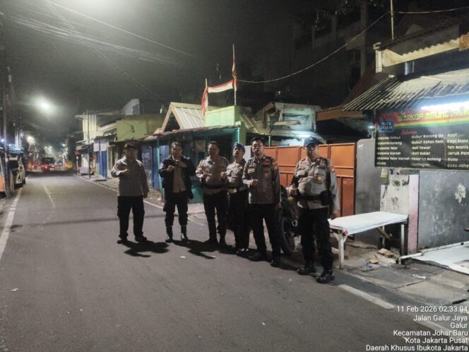 
					Ops Pekat Jaya 2026, Polisi Sisir Johar Baru Antisipasi Tawuran hingga 3 C