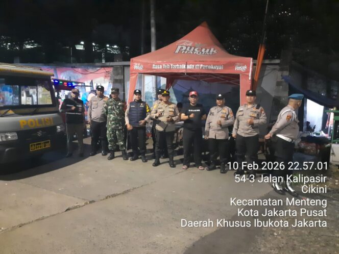
					Amankan Wilayah Jelang Ramadhan, Polsek Metro Menteng Gelar Patroli Tiga Pilar di Kwitang–Kalipasir