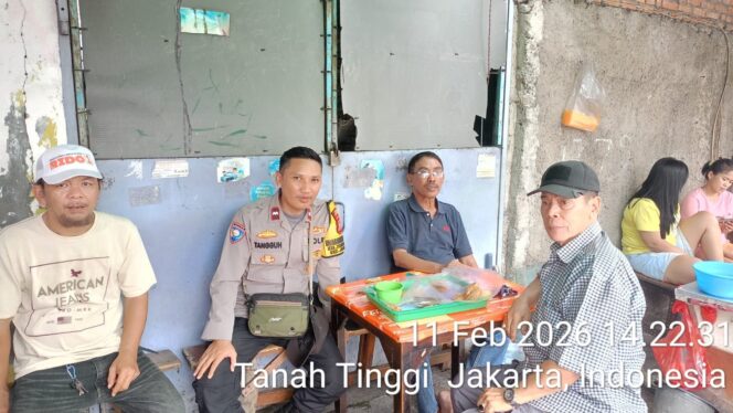 
					Sambang Tokoh Masyarakat dan Warga RW 002 Tanah Tinggi, Polisi Perkuat Deteksi Dini Kamtibmas
