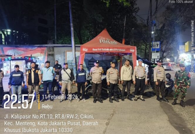 
					Patroli Malam Jelang Ramadhan, Tiga Pilar dan Gen Z Jaga Kondusivitas Menteng