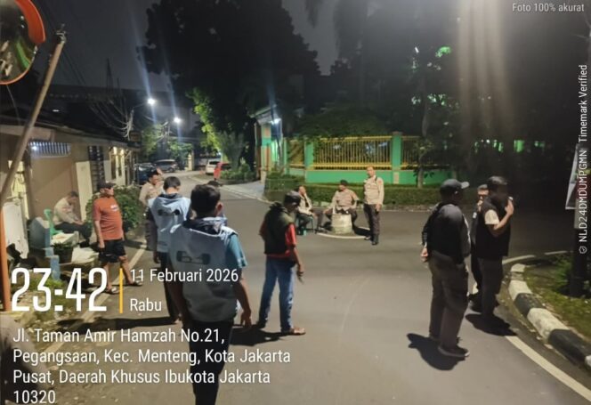
					Menteng Perkuat Pengamanan Jelang Ramadhan, Patroli Jalan Kaki Tiga Pilar Libatkan Generasi Muda