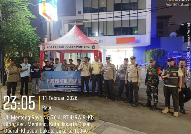 
					Sinergi Tiga Pilar dan Gen Z, Polsek Metro Menteng Perkuat Pengamanan Jelang Ramadhan