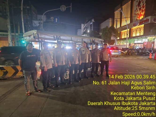 
					Amankan Malam Jelang Ramadhan, Polsek Metro Menteng Tingkatkan Patroli Cipkon Demi Kondusivitas Wilayah