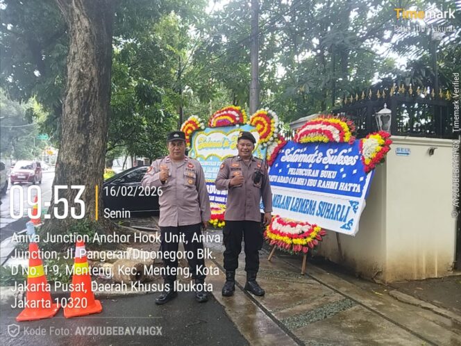 
					Polsek Metro Menteng Amankan Peluncuran Buku Satu Abad di Kediaman Mutiah Hatta