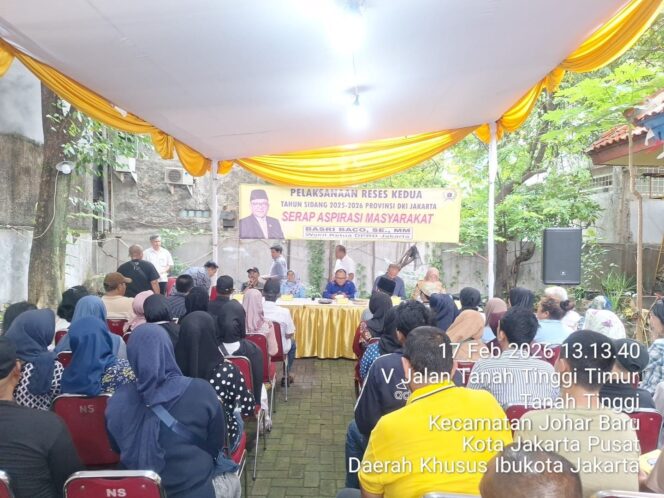 
					Serap Aspirasi Masyarakat, Polsek Johar Baru Monitoring Reses Wakil Ketua DPRD DKI di Tanah Tinggi