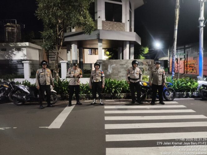 
					Malam Imlek, Polsek Johar Baru Intensifkan Patroli Cipta Kondisi Antisipasi Guantibmas