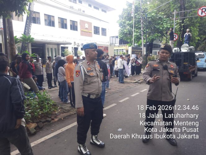 
					Polsek Metro Menteng Beri Pelayanan Maksimal, Amankan Aksi Unras di Kantor Komnas HAM