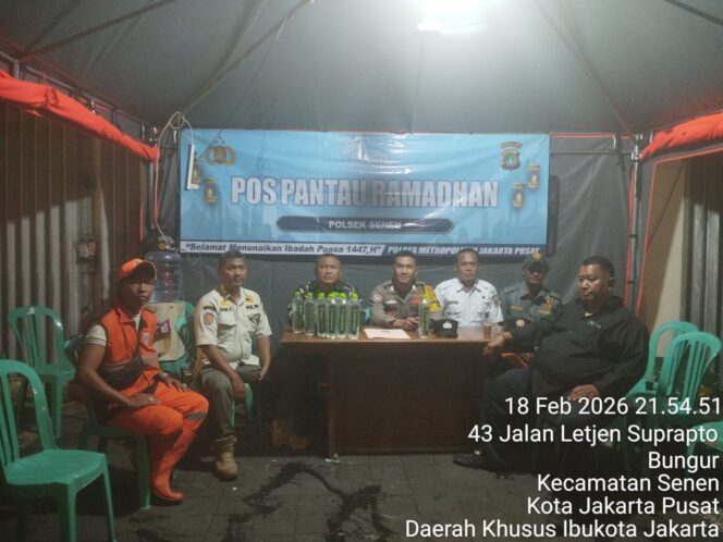 
					Polisi Lakukan Patroli Pemantauan Posko Antisipasi Tawuran dan Gangguan Kamtibmas di Wilayah Polsek Senen
