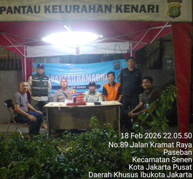 
					Polisi Pantau Posko Ramadhan Antisipasi Tawuran di Kenari, Jakarta Pusat