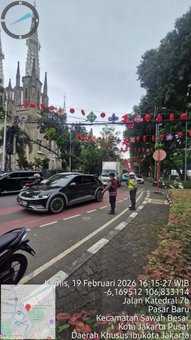 
					Jelang Buka Puasa Lalulintas Sore Hari Lancar ” Di 4 titik Strategis Polsek Sawah Besar