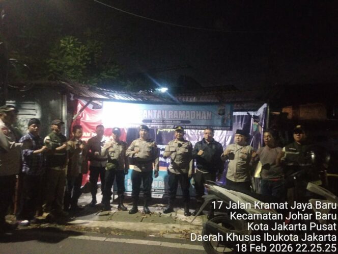 
					Pos Pam Pantau Ramadhan 1447 H/2026, Polsek Johar Baru Perkuat Pengamanan Malam Hari