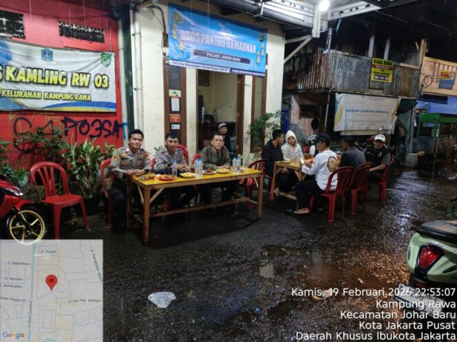 
					Pos Pantau Ramadhan 1447 H Kampung Rawa, Sinergi Polisi dan Warga Jaga Wilayah Tetap Kondusif