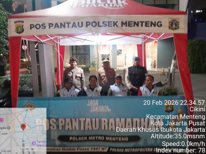 
					Polsek Metro Menteng Perkuat Pengawasan Ramadhan, Wakapolsek Turun Langsung ke Pos Pantau Cikini