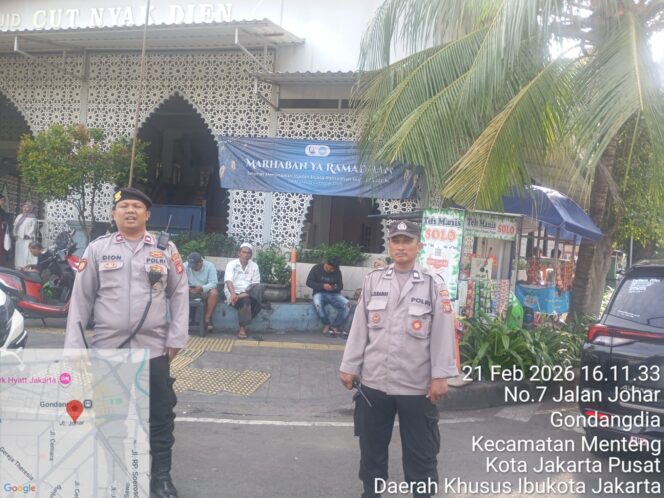 
					Polri Tingkatkan Pelayanan, Pasar Tumpah Ramadhan Masjid Cut Nyak Dien Berjalan Lancar
