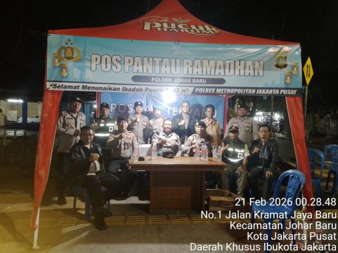 
					Pos Pantau Ramadhan 1447 H, Polisi Intensifkan Pengamanan di Lima Titik Johar Baru