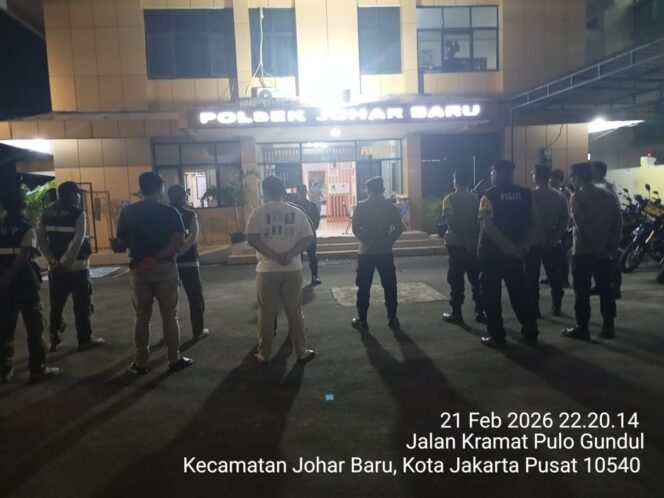 
					Apel Patroli Gabungan Tiga Pilar Diperkuat, Antisipasi Guantibmas Jelang Ramadhan di Johar Baru