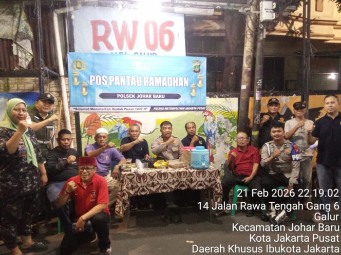 
					Bersama Jaga Wilayah Aman, Pos Pantau Ramadhan Kelurahan Galur Siaga Antisipasi Gesekan dan 3C