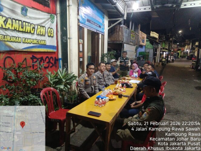 
					Pos Pantau Ramadhan Kampung Rawa Diperkuat, Polisi dan Warga Bersinergi Jaga Kondusivitas