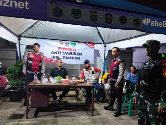 
					Apel Ops Cipkon dan Patroli Gabungan 3 Pilar Digelar di Wilkum Polsek Senen