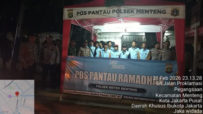 
					Pemantauan Malam Ramadhan Diperkuat, Polsek Metro Menteng Jaga Kondusivitas Wilayah