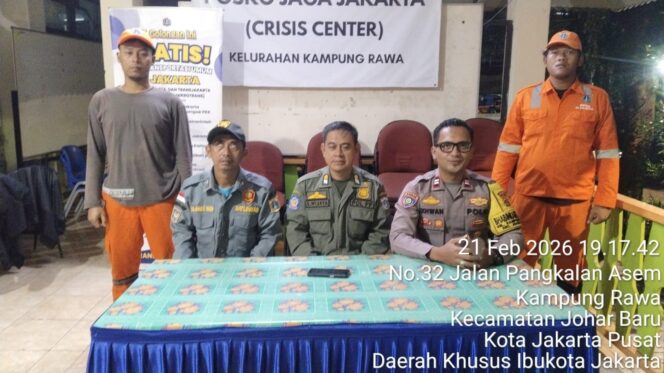 
					Posko Siaga Bencana Kampung Rawa Aktif, Polisi Pastikan Respons Cepat dan Situasi Terkendali