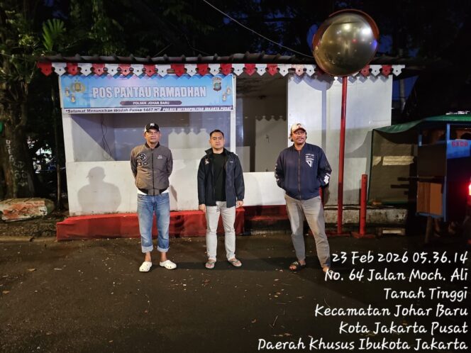 
					Patroli Subuh Ramadhan, Reskrim Polsek Johar Baru Antisipasi Tawuran dan Kejahatan Jalanan
