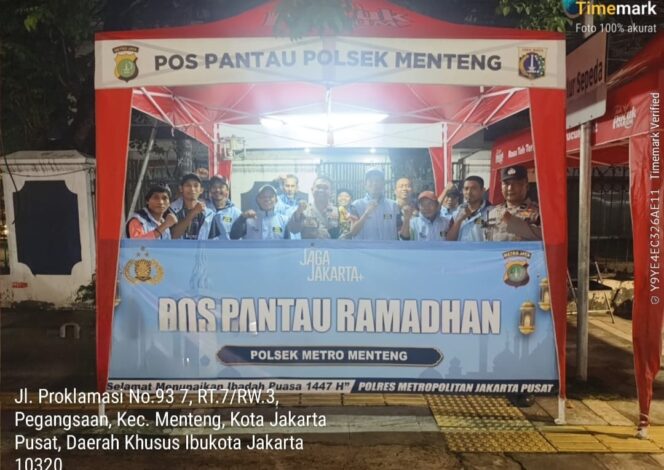 
					Patroli Ramadhan Terpadu, Polsek Metro Menteng Perkuat Pengawasan Titik Rawan Jalan Tambak