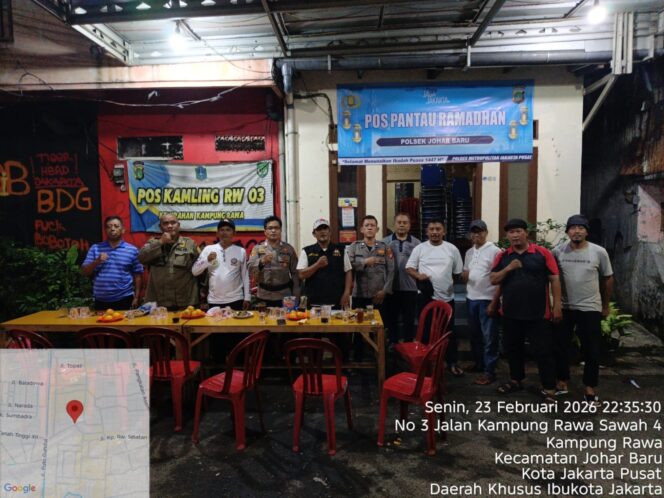 
					Malam Ramadhan, Pos Pantau Kampung Rawa Perkuat Antisipasi Gesekan Warga
