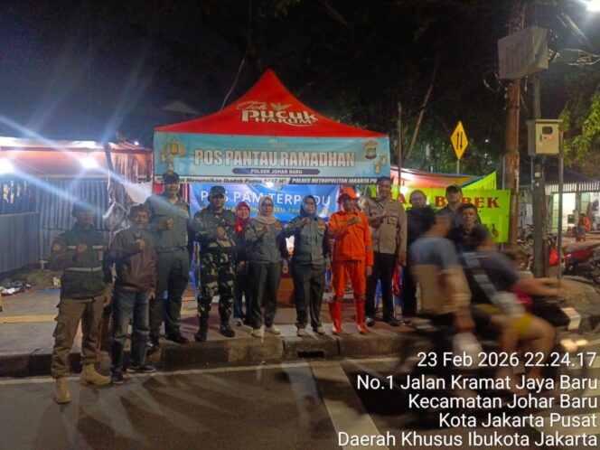 
					Antisipasi Guantibmas Ramadhan, Pos Pantau Jotet Perkuat Sinergi Tiga Pilar di Johar Baru
