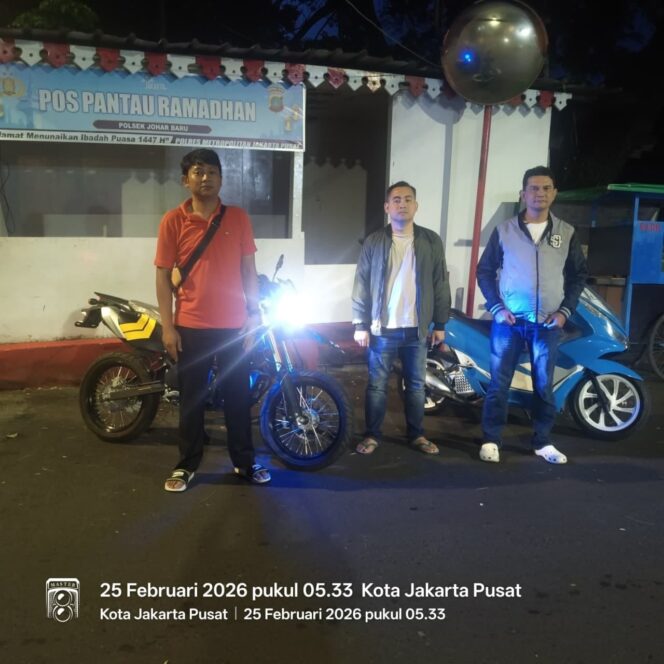 
					Patroli Reskrim Tim 2 Polsek Johar Baru Antisipasi Tawuran dan Kejahatan Jalanan Saat Ramadhan