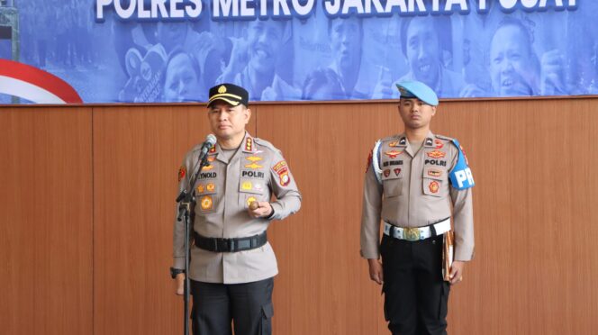 
					Polres Jakpus Gelar Apel Siaga Kamtibmas ‘Jaga Jakarta untuk Indonesia’, Libatkan 500 Personel dan Potmas