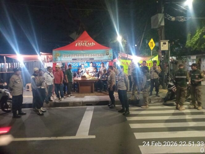 
					Jaga Jakarta Ramadhan Aman, Pos Pantau Jotet Diperkuat Sinergi 3 Pilar dan Warga