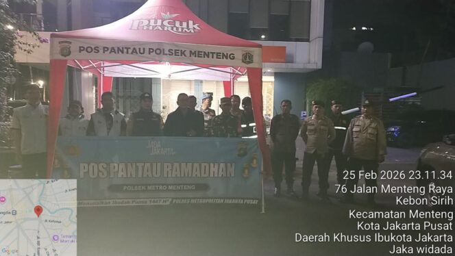 
					Ramadhan Aman di Menteng, Polisi Perkuat Pemantauan Malam Hari Di Pos Pantau Cikini Menteng Raya