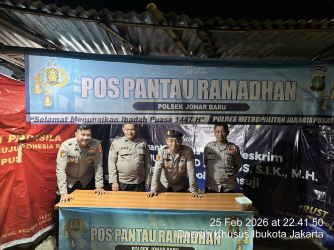 
					Polisi dan Warga Bersinergi di Pos Pantau Ramadhan Johar Baru, Antisipasi Gesekan Warga dan Tindak 3C