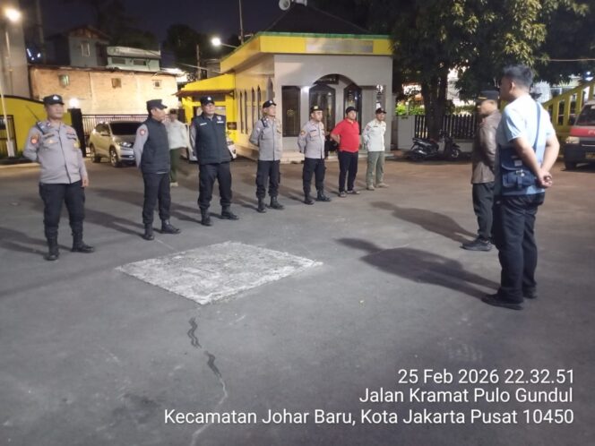 
					Apel Patroli Gabungan Tiga Pilar Johar Baru, Antisipasi Gesekan Warga di Bulan Ramadhan