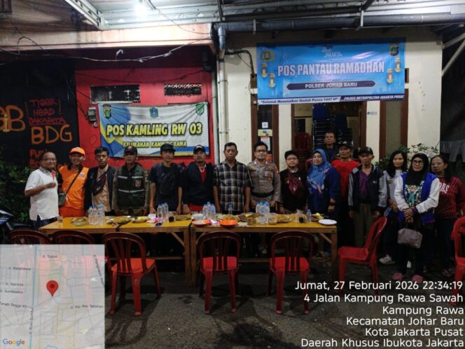 
					Jaga Ramadhan Damai di Kampung Rawa, Pos Pantau Jalan T Jadi Garda Terdepan Cegah Gesekan Warga