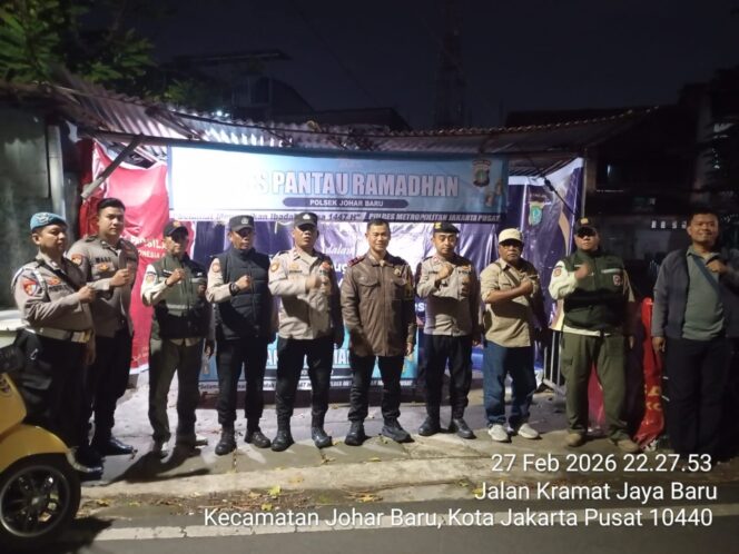
					Malam Ramadhan Kondusif, Pos Pantau Kawi-Kawi Atas Jadi Benteng Keamanan Warga Johar Baru