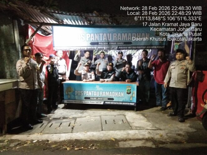 
					Antisipasi Guantibmas Perbatasan Wilayah Johar Baru dan Paseban–Senen, Pos Pantau Ramadhan Diperkuat