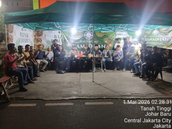 
					Patroli Gabungan Tiga Pilar dan Penyentuhan Pos Pantau Ramadhan, Johar Baru Perkuat Antisipasi Guantibmas
