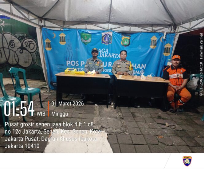 
					Patroli Posko Ramadan di Senen, Aparat dan Warga Bersinergi Cegah Tawuran