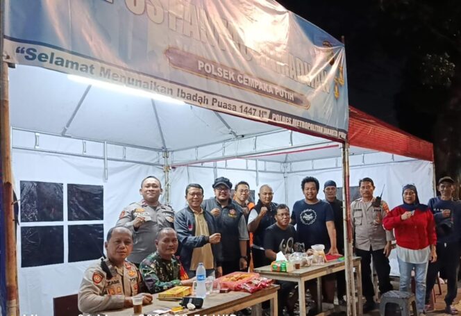 
					Polsek Cempaka Putih Bersama Tiga Pilar Gelar Pos Pantau Ramadhan di Rawasari, Perkuat Keamanan Lingkungan