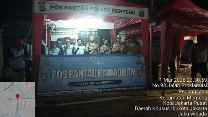 
					Menteng Siaga Ramadhan, Pemantauan Malam Diperkuat di Titik Rawan Tambak Proklamasi