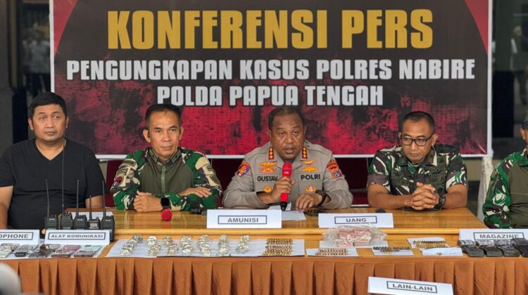 Kamp KKB di Nabarua Dibongkar Aparat Gabungan, Ratusan Amunisi dan Puluhan Juta Rupiah Diamankan