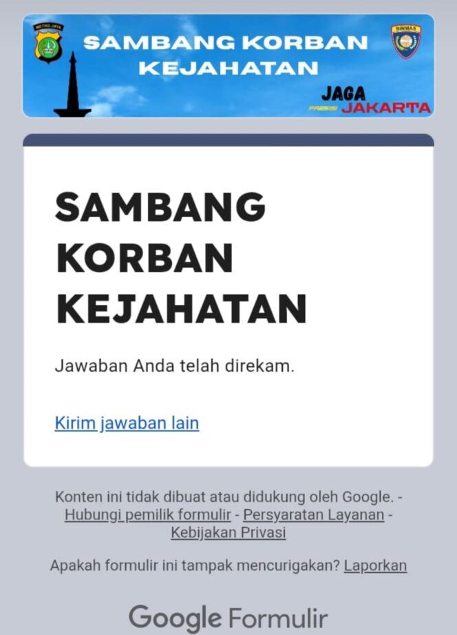 
					Bhabinkamtibmas Kartini Sambangi Korban Penipuan di Sawah Besar