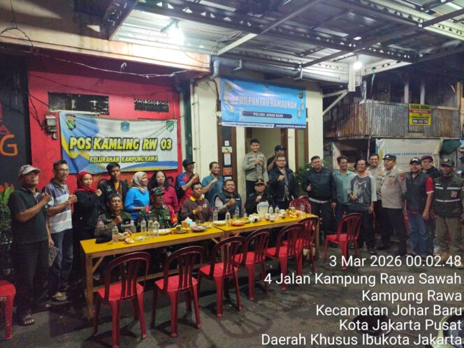 
					Sinergi Pos Pantau Ramadhan 1447 H, Polisi Perkuat Pengamanan Dini di Johar Baru