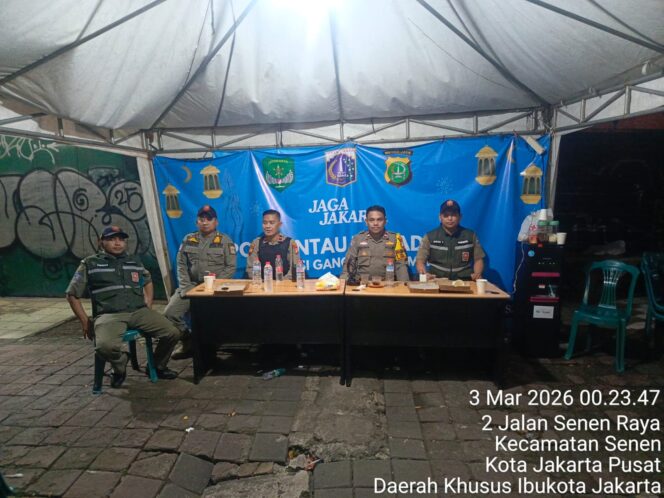 
					Patroli Posko Ramadan di Wilayah Senen, Aparat Antisipasi Tawuran dan Gangguan Kamtibmas